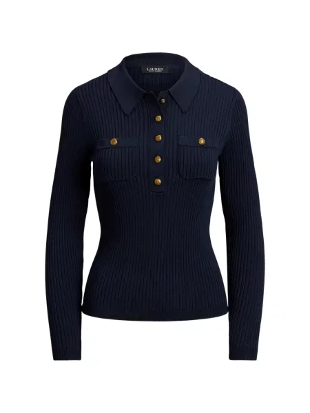 Lung pulover Lauren Ralph Lauren albastru
