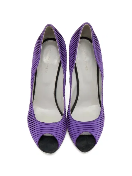Pantofi cu toc Sergio Rossi violet