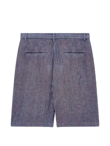 Cu centură pantaloni scurți Giorgio Armani albastru
