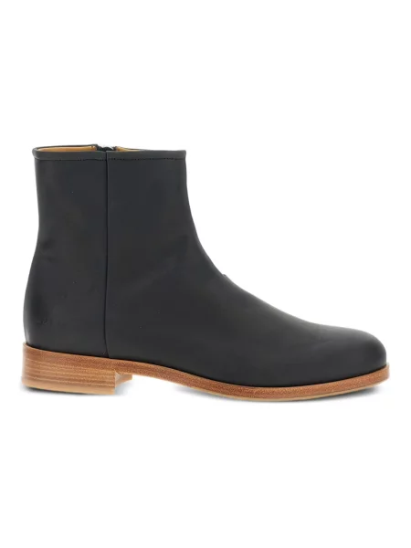 Woskowane botki Common Projects zamszowe czarne