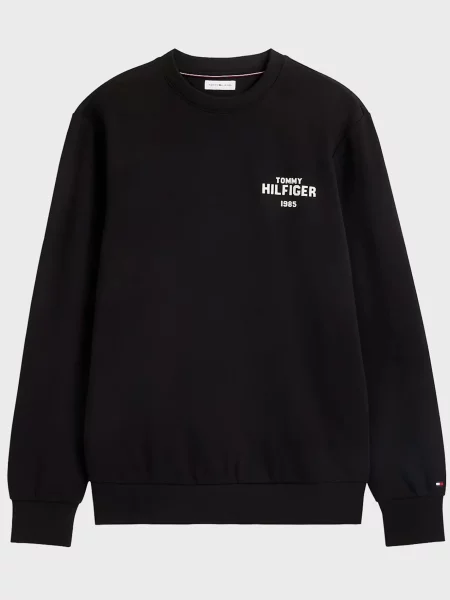Махровый свитшот Tommy Hilfiger черный