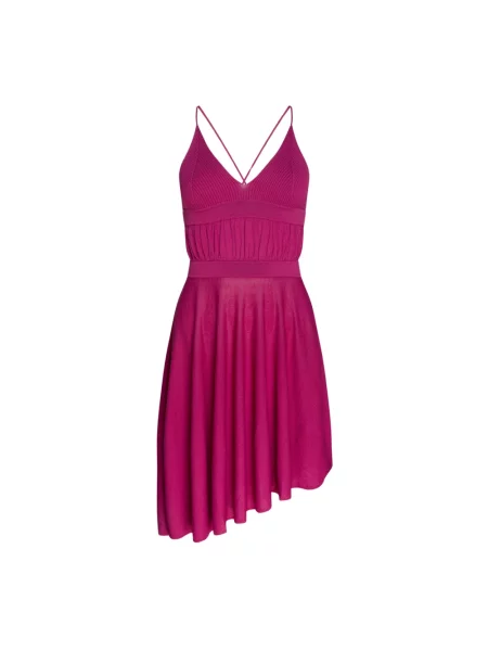 Mała mały sukienka mini Circus Hotel asymetryczna fioletowa