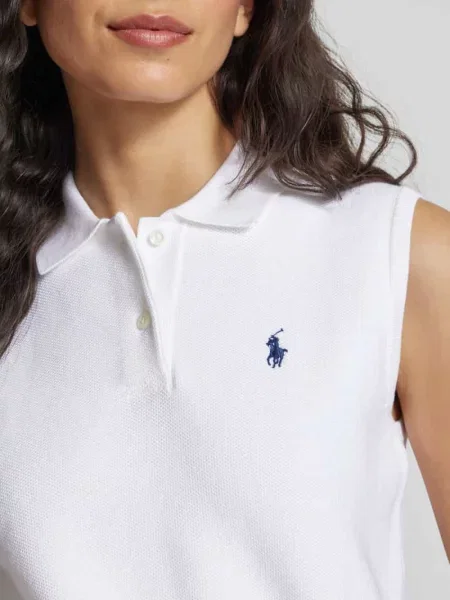 Polo Ralph Lauren kamizelka z bawełną biała