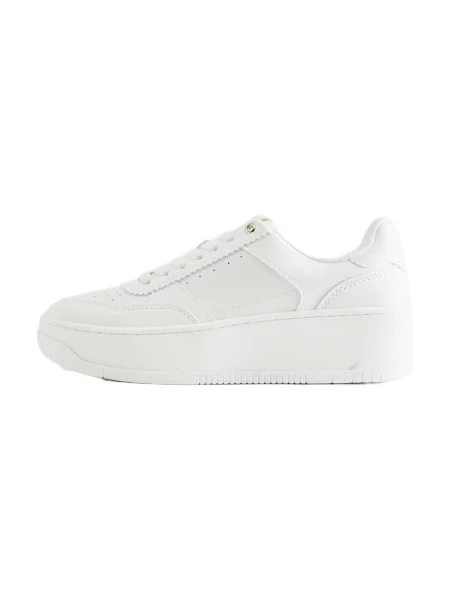 Sneakerși Pull&bear alb