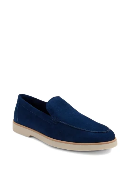 Pantofi loafer Magnanni din piele de căprioară albastru