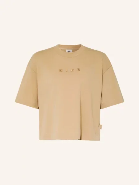 Nike Oversized Tričko Sportswear béžová
