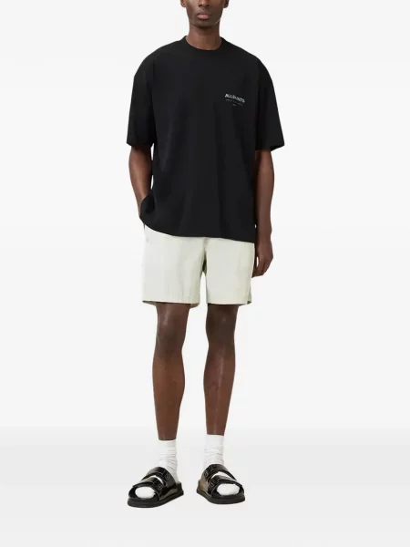Slip de baie Allsaints cu imagine cu cordon