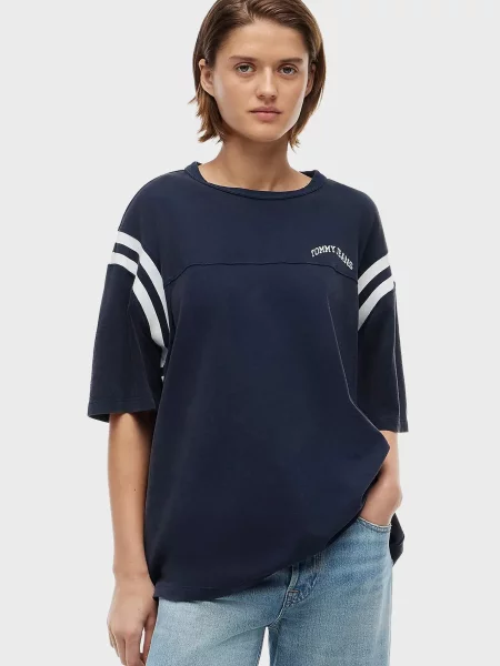 Футболка Tommy Jeans синя