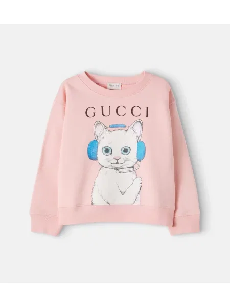 Gyerek melegítő felső Gucci rózsaszín
