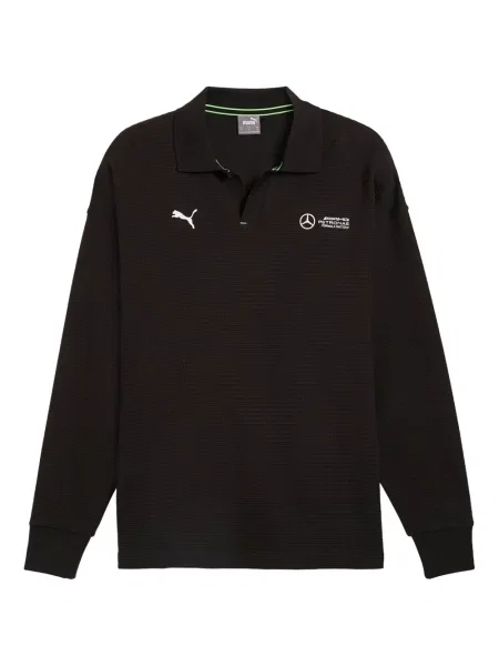 Tricou polo Puma cu autograf negru