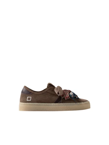 Sneakersy D.a.t.e. zamszowe brązowe