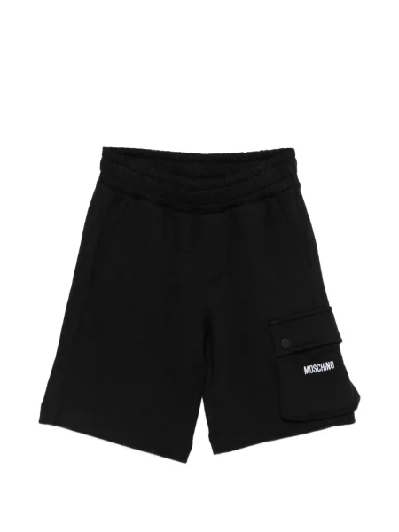 Szorty cargo dziecięce Moschino czarne