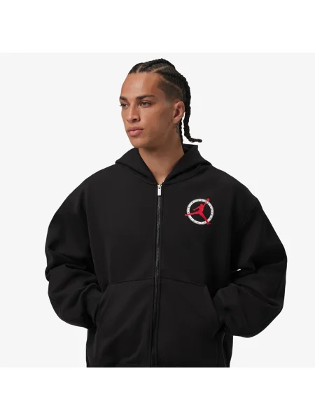 Jopa iz flisa Jordan iz flisa črna