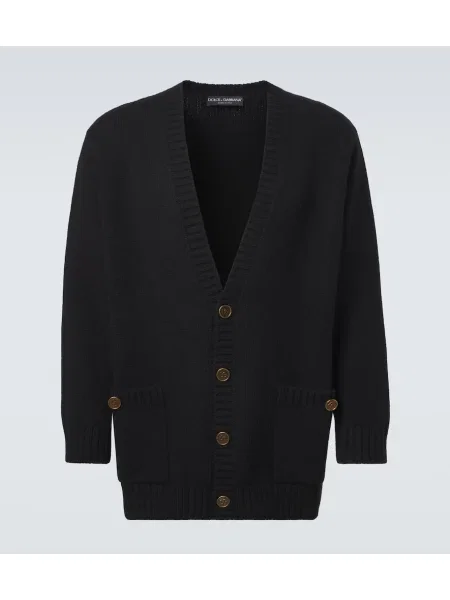 Volnene jopica Dolce&gabbana črna