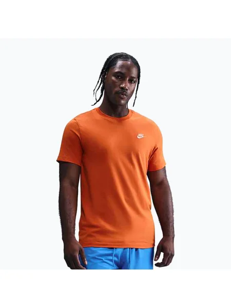 Tricou bărbați Nike Sportswear Club Campfire Orange portocaliu