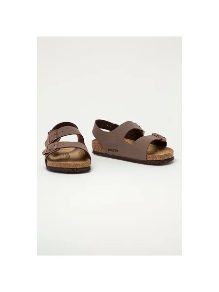 Sandały Birkenstock zamszowe brązowe