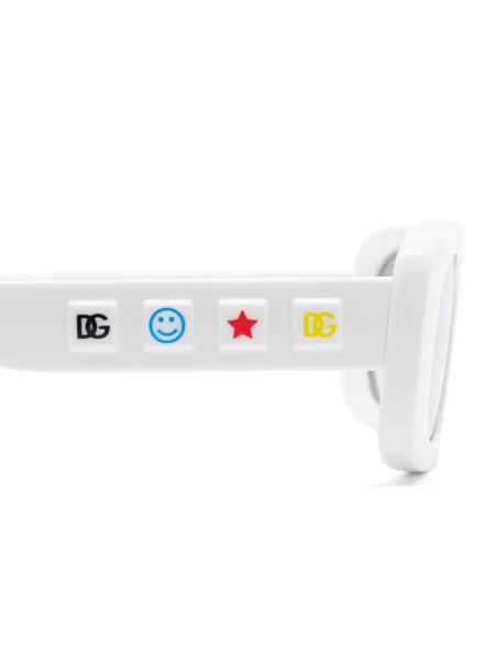 Okulary przeciwsłoneczne dziecięce Dolce & Gabbana Eyewear białe