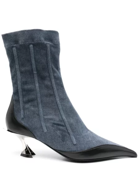 Cizme scurte Mugler albastru