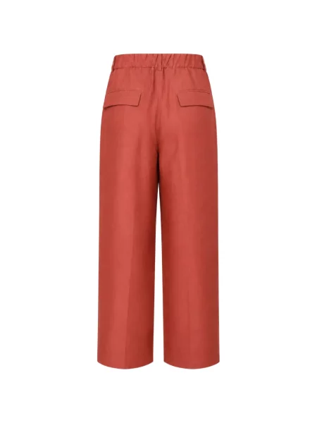 Pantaloni Peserico portocaliu