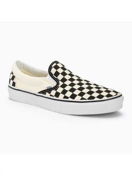 Buty Vans UA Classic Slip-On blk&whtchckerboard/wht beżowe
