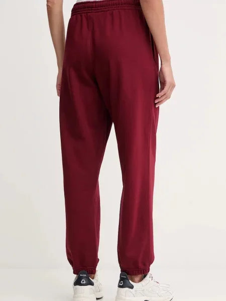 Legginsy Calvin Klein Jeans bordowe
