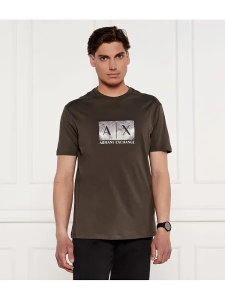 Armani Exchange Tricou verde