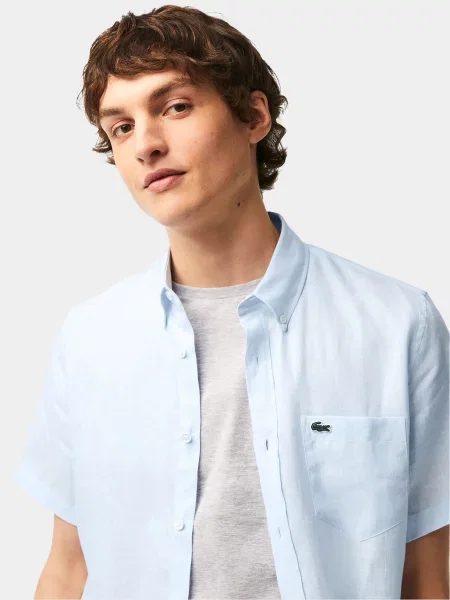 Рубашка Lacoste синяя