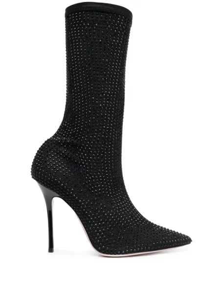 Botine Gedebe de cristal negru