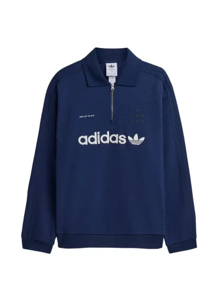 Tricou polo Song For The Mute cu autograf albastru