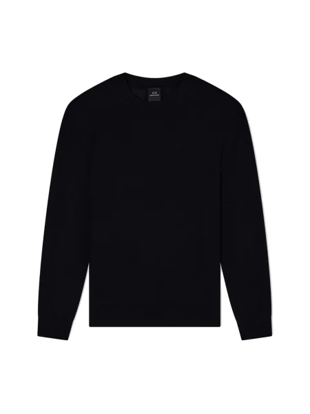 Sweter Armani Exchange wełniany czarny
