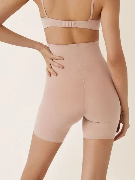 Modelující šortky Women'secret žlutá béžové