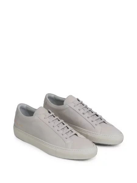 Sneakerși Common Projects din piele gri
