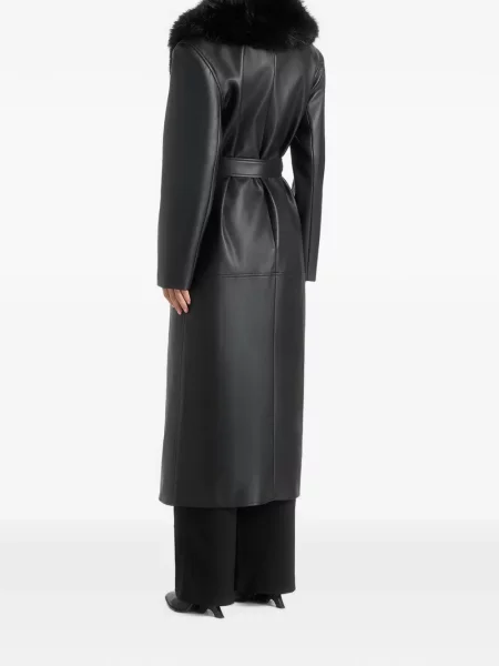 Кожаный с яка препасан кожух Manière De Voir черно
