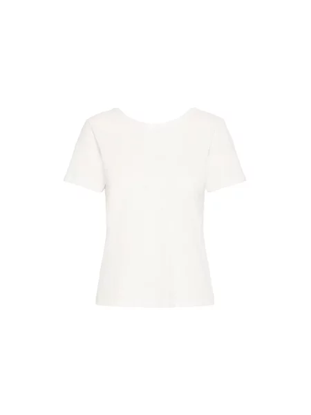 Krótka koszulka Ichi z krótkim rękawem biała