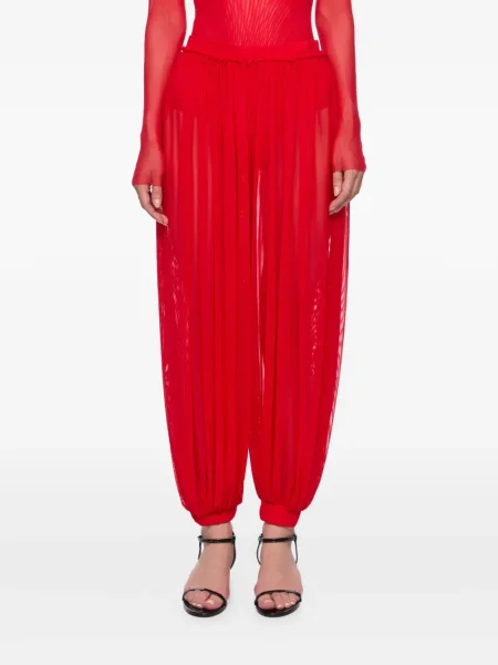 Pantaloni Atu Body Couture plasă roșu