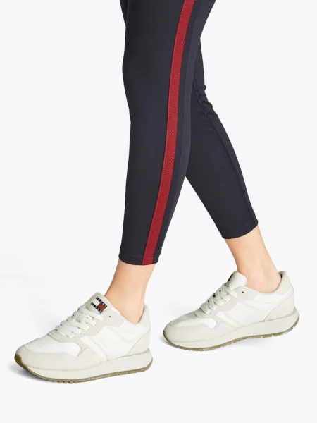 Sneakerși Tommy Jeans alb