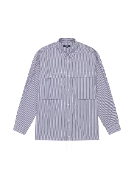 Prugasta košulja Comme Des Garçons Homme plava