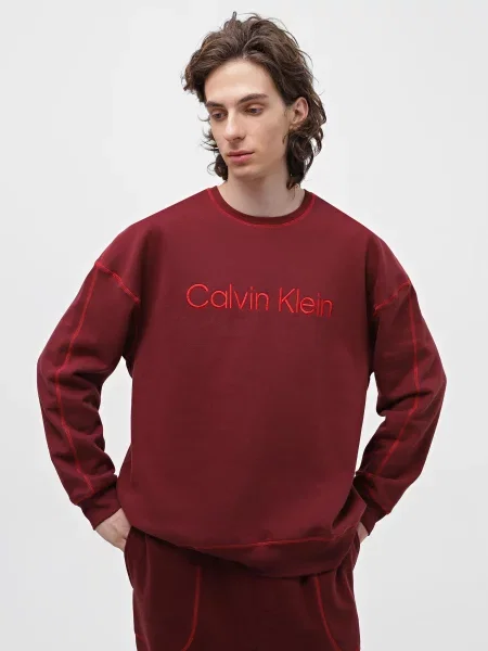 Світшот Calvin Klein Underwear Ls Sweatshirt бордовий