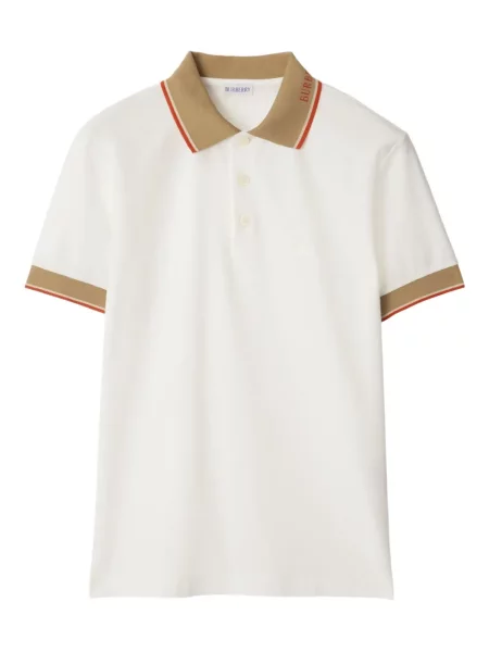 Polo Burberry alb