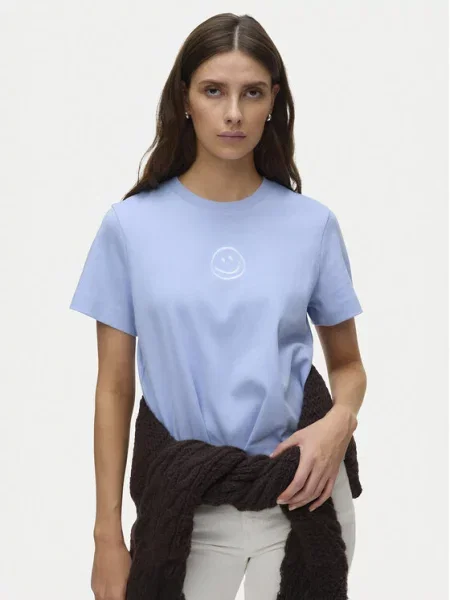 Vero Moda T-Shirt Sara Γαλάζιο