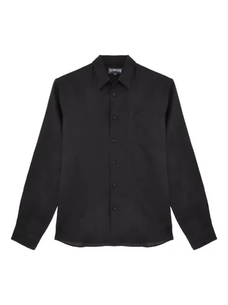 Ленена риза Vilebrequin черно