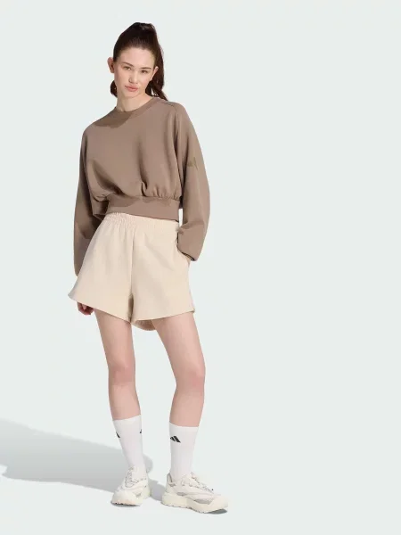 Свитшот Adidas бежевый