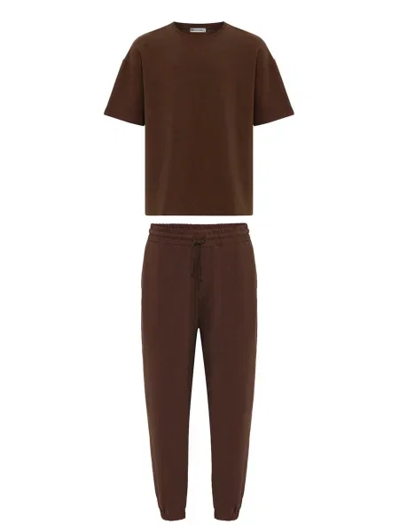 Futó melegítő szett Dandalo barna