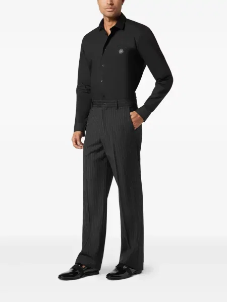 Pantaloni Philipp Plein cu dungi gri