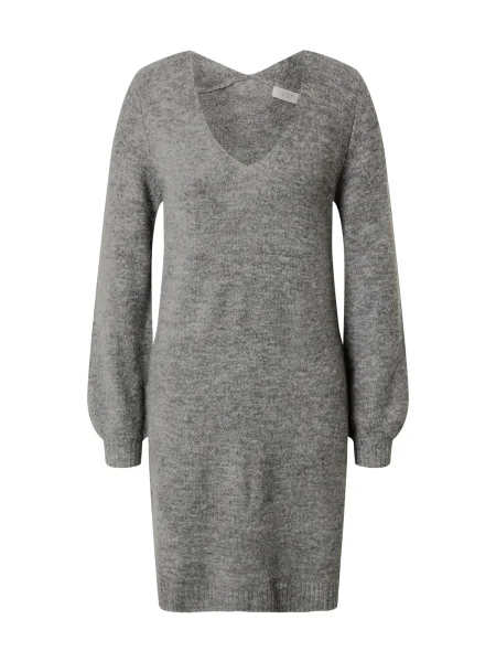 JDY Rochie tricotat Elanora închis gri