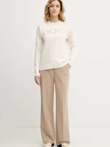 Легкий свитер Dkny бежевый