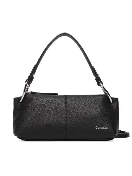 Torebka Calvin Klein skórzana czarna