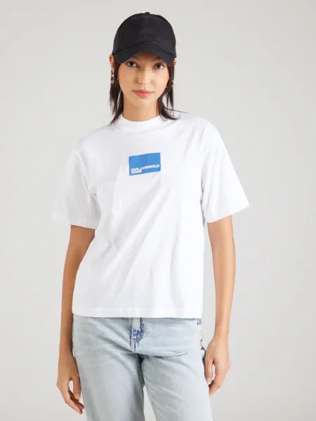 Majica Karl Lagerfeld Jeans bela