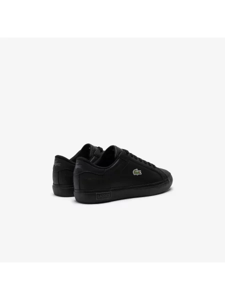 Lacoste Skórzane Sneakersy Powercourt czarny