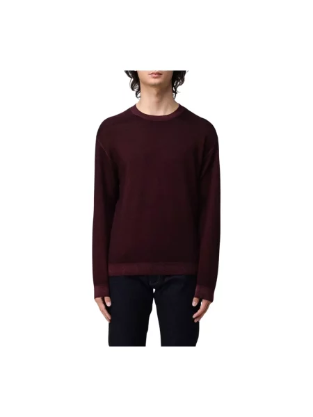 Sweter Emporio Armani wełniany czerwony
